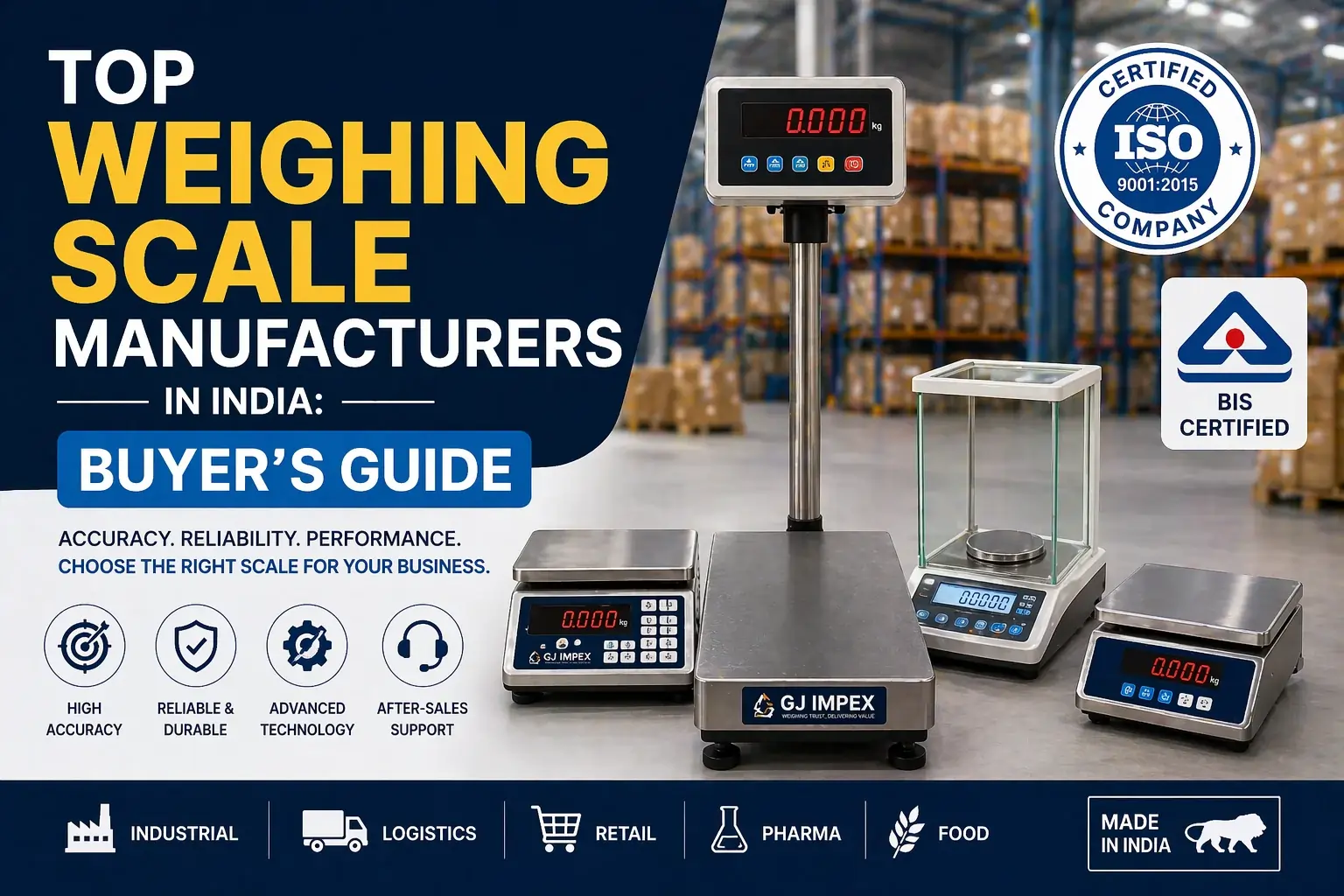 Top Weighing Scale Manufacturers in India: Buyer’s Guide